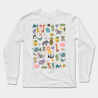 Funny Animals Long Sleeve T-Shirt